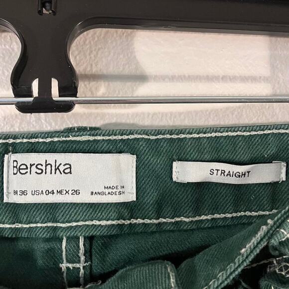 Bershka Forest Green Carpenter‎ Workwear Pants - Picture 3 of 7